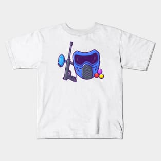 Paintball Cartoon Kids T-Shirt